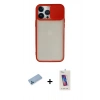 MARSİLYAN™- iPhone 13 Pro Max Kılıf Vadi Çizgi - Siyah Joko 5D Cam + Shine Kamera Lens Koruma Cam - MI