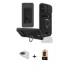 MARSİLYAN™- iPhone 13 Pro Max Kılıf Vadi Form Prime - Şeffaf Maxco Cam Ekran Koruyucu + Pers Alüminyum Kamera Lens - LT