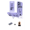 MARSİLYAN™- iPhone 13 Pro Max Kılıf Vadi Form Prime - Şeffaf Maxco Cam Ekran Koruyucu + Renkli Kamera Lens Koruma Cam - MI