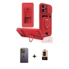 MARSİLYAN™- iPhone 13 Pro Max Kılıf Vadi Form Prime - Şeffaf Maxco Cam Ekran Koruyucu + Neon Fosforlu Kamera Lens - YL