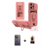 MARSİLYAN™- iPhone 13 Pro Max Kılıf Vadi Form Prime - Şeffaf Maxco Cam Ekran Koruyucu + Neon Fosforlu Kamera Lens - YL