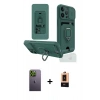 MARSİLYAN™- iPhone 13 Pro Max Kılıf Vadi Form Prime - Şeffaf Maxco Cam Ekran Koruyucu + Neon Fosforlu Kamera Lens - YL