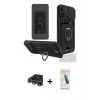 MARSİLYAN™- iPhone 13 Pro Max Kılıf Vadi Form Prime - Şeffaf Pasifik Cam Ekran Koruyucu + Raze Metal Kamera Lens - GD