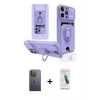 MARSİLYAN™- iPhone 13 Pro Max Kılıf Vadi Form Prime - Şeffaf Pasifik Cam Ekran Koruyucu + Neon Fosforlu Kamera Lens - YL