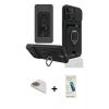 MARSİLYAN™- iPhone 13 Pro Max Kılıf Vadi Form Prime - Şeffaf Pasifik Cam Ekran Koruyucu + Pers Alüminyum Kamera Lens - GD