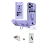 MARSİLYAN™- iPhone 13 Pro Max Kılıf Vadi Form Prime - Şeffaf Pasifik Cam Ekran Koruyucu + Pers Alüminyum Kamera Lens - GD
