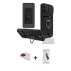 MARSİLYAN™- iPhone 13 Pro Max Kılıf Vadi Form Prime - Şeffaf Pasifik Cam Ekran Koruyucu + Pers Alüminyum Kamera Lens - KI