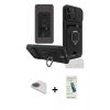 MARSİLYAN™- iPhone 13 Pro Max Kılıf Vadi Form Prime - Şeffaf Pasifik Cam Ekran Koruyucu + Pers Alüminyum Kamera Lens - GI