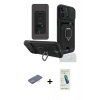 MARSİLYAN™- iPhone 13 Pro Max Kılıf Vadi Form Prime - Şeffaf Pasifik Cam Ekran Koruyucu + Renkli Kamera Lens Koruma Cam - MI