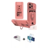 MARSİLYAN™- iPhone 13 Pro Max Kılıf Vadi Form Prime - Siyah 3D Antistatik Cam Ekran Koruyucu + Pers Alüminyum Kamera Lens - GI