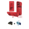 MARSİLYAN™- iPhone 13 Pro Max Kılıf Vadi Form Prime - Siyah 3D Antistatik Cam Ekran Koruyucu + Raze Metal Kamera Lens - GD