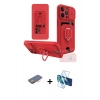 MARSİLYAN™- iPhone 13 Pro Max Kılıf Vadi Form Prime - Siyah 3D Antistatik Cam Ekran Koruyucu + Renkli Kamera Lens Koruma Cam - TU