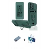 MARSİLYAN™- iPhone 13 Pro Max Kılıf Vadi Form Prime - Siyah 3D Antistatik Cam Ekran Koruyucu + Shine Kamera Lens Koruma Cam - PE