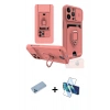 MARSİLYAN™- iPhone 13 Pro Max Kılıf Vadi Form Prime - Siyah 3D Antistatik Cam Ekran Koruyucu + Shine Kamera Lens Koruma Cam - MI