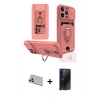 MARSİLYAN™- iPhone 13 Pro Max Kılıf Vadi Form Prime - Siyah 3D Antistatik Hayalet Cam Ekran Koruyucu + Rainbow Kamera Lens Koruma Cam - BZ