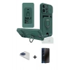 MARSİLYAN™- iPhone 13 Pro Max Kılıf Vadi Form Prime - Siyah 3D Antistatik Hayalet Cam Ekran Koruyucu + Pers Alüminyum Kamera Lens - LT