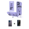 MARSİLYAN™- iPhone 13 Pro Max Kılıf Vadi Form Prime - Siyah 3D Antistatik Hayalet Cam Ekran Koruyucu + Neon Fosforlu Kamera Lens - MI