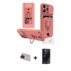 MARSİLYAN™- iPhone 13 Pro Max Kılıf Vadi Form Prime - Siyah 3D Antistatik Hayalet Cam Ekran Koruyucu + Rainbow Kamera Lens Koruma Cam - KI