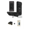 MARSİLYAN™- iPhone 13 Pro Max Kılıf Vadi Form Prime - Siyah 6D Mat Seramik Hayalet Nano Ekran Koruyucu + Raze Metal Kamera Lens - GD