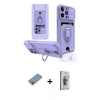 MARSİLYAN™- iPhone 13 Pro Max Kılıf Vadi Form Prime - Siyah Bilvis 3D Cam Ekran Koruyucu + Gökkuşağı Shine Kamera Lens Koruma Cam