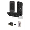 MARSİLYAN™- iPhone 13 Pro Max Kılıf Vadi Form Prime - Siyah Bilvis 3D Cam Ekran Koruyucu + Gold Raze Metal Kamera Lens