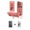 MARSİLYAN™- iPhone 13 Pro Max Kılıf Vadi Form Prime - Siyah Bilvis 3D Mat Cam Ekran Koruyucu + Beyaz Neon Fosforlu Kamera Lens