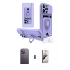 MARSİLYAN™- iPhone 13 Pro Max Kılıf Vadi Form Prime - Siyah Bilvis 3D Mat Cam Ekran Koruyucu + Beyaz Neon Fosforlu Kamera Lens