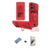 MARSİLYAN™- iPhone 13 Pro Max Kılıf Vadi Form Prime - Siyah Bilvis 3D Mat Cam Ekran Koruyucu + Gökkuşağı Shine Kamera Lens Koruma Cam