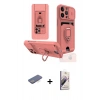 MARSİLYAN™- iPhone 13 Pro Max Kılıf Vadi Form Prime - Siyah Bilvis 3D Mat Cam Ekran Koruyucu + Renkli Kamera Lens Koruma Cam - MI