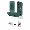 MARSİLYAN™- iPhone 13 Pro Max Kılıf Vadi Form Prime - Siyah Bilvis 3D Mat Cam Ekran Koruyucu + Pers Alüminyum Kamera Lens - SABE