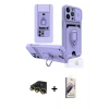 MARSİLYAN™- iPhone 13 Pro Max Kılıf Vadi Form Prime - Siyah Bilvis 3D Mat Cam Ekran Koruyucu + Raze Metal Kamera Lens - GD