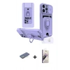 MARSİLYAN™- iPhone 13 Pro Max Kılıf Vadi Form Prime - Siyah Bilvis 3D Mat Cam Ekran Koruyucu + Renkli Kamera Lens Koruma Cam - YL