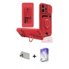 MARSİLYAN™- iPhone 13 Pro Max Kılıf Vadi Form Prime - Siyah Bilvis 5in1 3D Magic Cam Ekran Koruyucu + Rainbow Kamera Lens Koruma Cam - BZ
