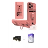 MARSİLYAN™- iPhone 13 Pro Max Kılıf Vadi Form Prime - Siyah Bilvis 5in1 3D Magic Cam Ekran Koruyucu + Gold Raze Metal Kamera Lens