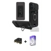 MARSİLYAN™- iPhone 13 Pro Max Kılıf Vadi Form Prime - Siyah Bilvis 5in1 3D Magic Cam Ekran Koruyucu + Gold Raze Metal Kamera Lens