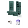 MARSİLYAN™- iPhone 13 Pro Max Kılıf Vadi Form Prime - Siyah Bilvis 5in1 3D Magic Cam Ekran Koruyucu + Pers Alüminyum Kamera Lens - GD