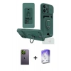 MARSİLYAN™- iPhone 13 Pro Max Kılıf Vadi Form Prime - Siyah Bilvis 5in1 3D Magic Cam Ekran Koruyucu + Neon Fosforlu Kamera Lens - YL