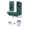 MARSİLYAN™- iPhone 13 Pro Max Kılıf Vadi Form Prime - Siyah Bilvis 5in1 3D Magic Cam Ekran Koruyucu + Pers Alüminyum Kamera Lens - SABE