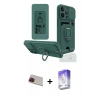 MARSİLYAN™- iPhone 13 Pro Max Kılıf Vadi Form Prime - Siyah Bilvis 5in1 3D Magic Cam Ekran Koruyucu + Rainbow Kamera Lens Koruma Cam - KI