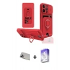 MARSİLYAN™- iPhone 13 Pro Max Kılıf Vadi Form Prime - Siyah Bilvis 5in1 3D Magic Cam Ekran Koruyucu + Rainbow Kamera Lens Koruma Cam - MR
