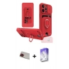 MARSİLYAN™- iPhone 13 Pro Max Kılıf Vadi Form Prime - Siyah Bilvis 5in1 3D Magic Cam Ekran Koruyucu + Rainbow Kamera Lens Koruma Cam - KI