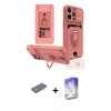MARSİLYAN™- iPhone 13 Pro Max Kılıf Vadi Form Prime - Siyah Bilvis 5in1 3D Magic Cam Ekran Koruyucu + Renkli Kamera Lens Koruma Cam - YL