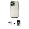 MARSİLYAN™- iPhone 13 Pro Max Kılıf Vadi Minimal - Şeffaf 360 Full Body Arka Koruyucu + Pers Alüminyum Kamera Lens - LT