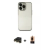 MARSİLYAN™- iPhone 13 Pro Max Kılıf Vadi Minimal - Şeffaf Maxco Cam Ekran Koruyucu + Raze Metal Kamera Lens - GD