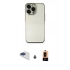 MARSİLYAN™- iPhone 13 Pro Max Kılıf Vadi Minimal - Şeffaf Maxco Cam Ekran Koruyucu + Pers Alüminyum Kamera Lens - LT