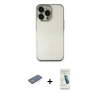 MARSİLYAN™- iPhone 13 Pro Max Kılıf Vadi Minimal - Şeffaf Pasifik Cam Ekran Koruyucu + Renkli Kamera Lens Koruma Cam - YL