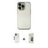 MARSİLYAN™- iPhone 13 Pro Max Kılıf Vadi Minimal - Siyah 6D Mat Seramik Hayalet Nano Ekran Koruyucu + Shine Kamera Lens - GD