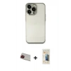 MARSİLYAN™- iPhone 13 Pro Max Kılıf Vadi Minimal - Siyah 6D Mat Seramik Hayalet Nano Ekran Koruyucu + Rainbow Kamera Lens Koruma Cam - KI