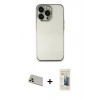 MARSİLYAN™- iPhone 13 Pro Max Kılıf Vadi Minimal - Siyah 6D Mat Seramik Hayalet Nano Ekran Koruyucu + Rainbow Kamera Lens Koruma Cam - REGD