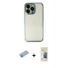 MARSİLYAN™- iPhone 13 Pro Max Kılıf Vadi Minimal - Siyah 6D Mat Seramik Hayalet Nano Ekran Koruyucu + Shine Kamera Lens Koruma Cam - MI